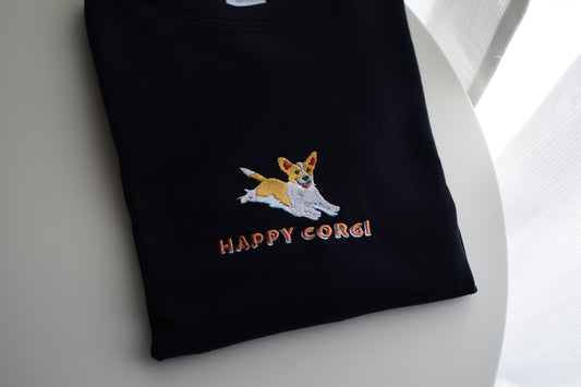 ハッピーコーギースウェットシャツ