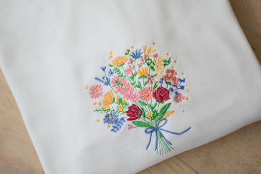 花束ブーケスウェットシャツ