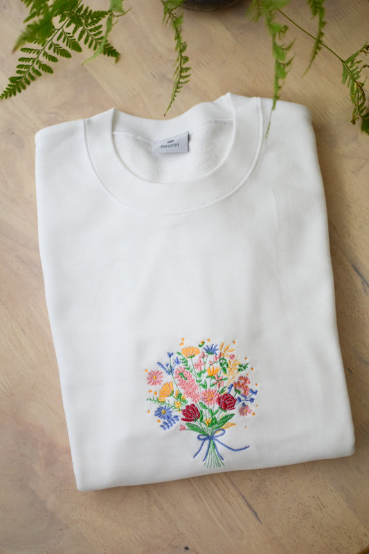 花束ブーケスウェットシャツ