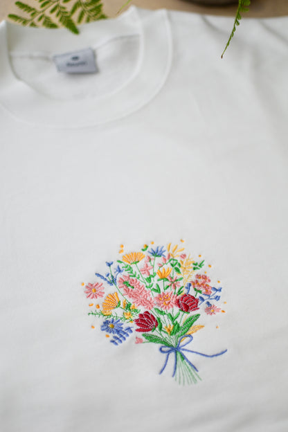 花束ブーケスウェットシャツ