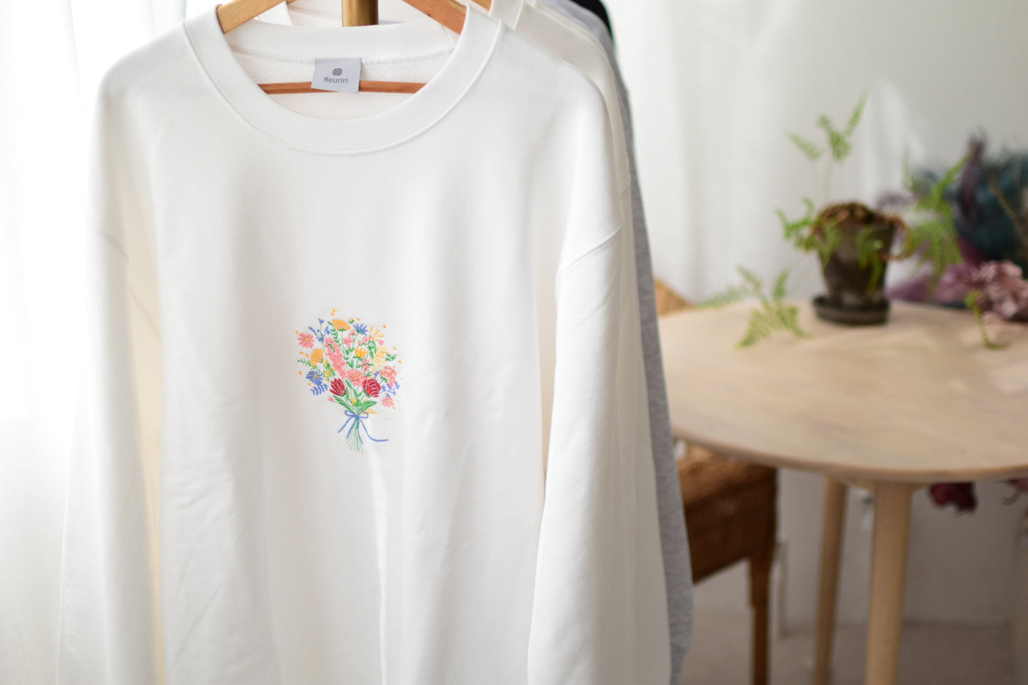 花束ブーケスウェットシャツ