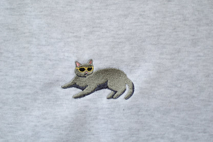 サングラスねこスウェットシャツ