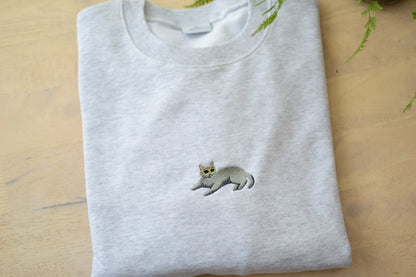 サングラスねこスウェットシャツ