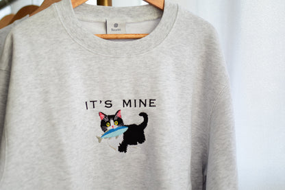 おさかなねこスウェットシャツ