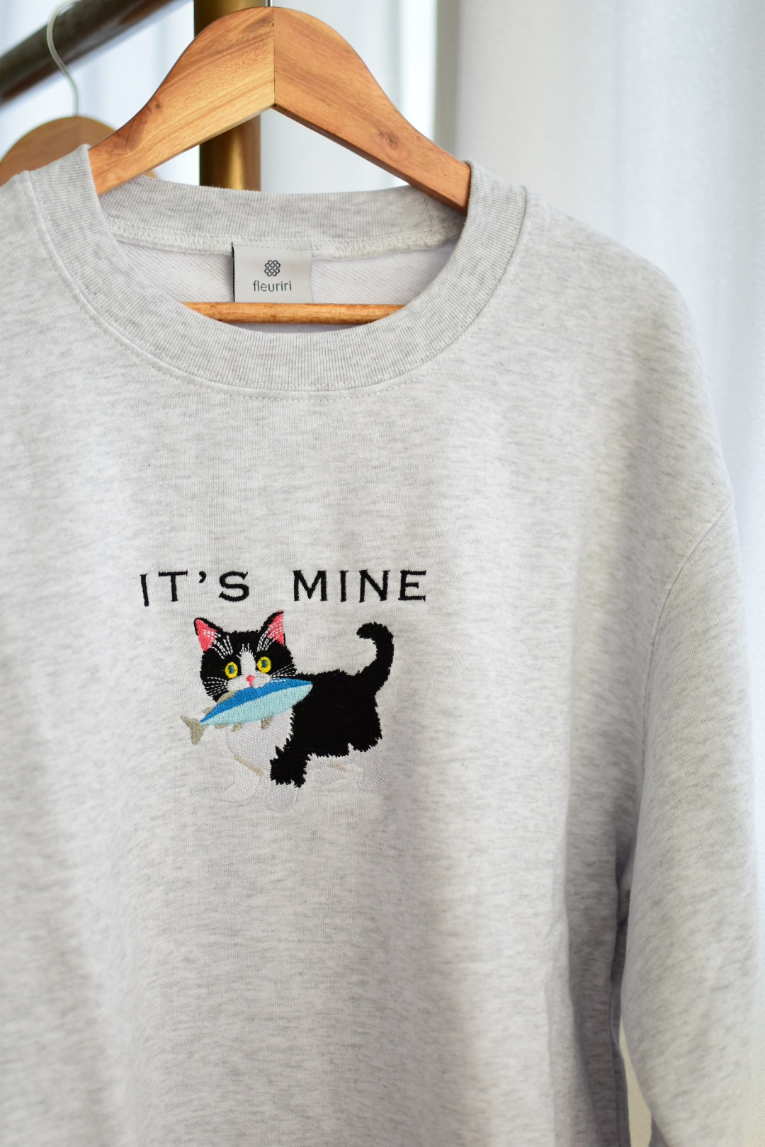 おさかなねこスウェットシャツ