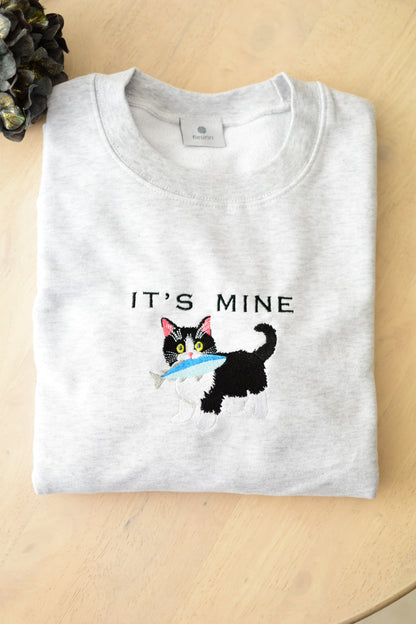 おさかなねこスウェットシャツ