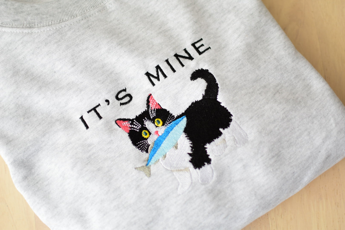 おさかなねこスウェットシャツ