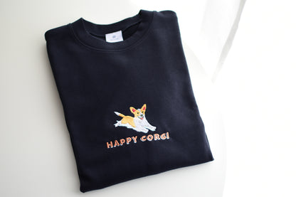 ハッピーコーギースウェットシャツ
