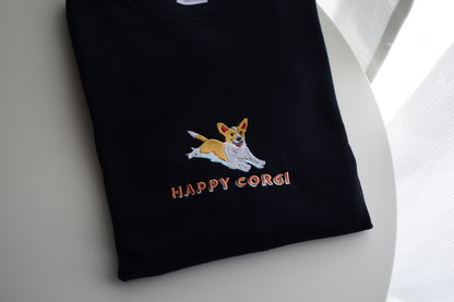 ハッピーコーギースウェットシャツ