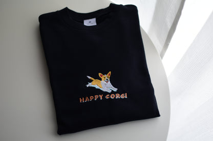 ハッピーコーギースウェットシャツ
