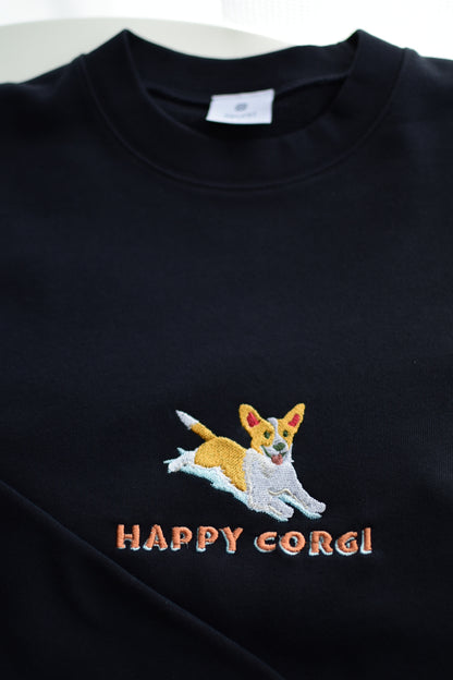 ハッピーコーギースウェットシャツ