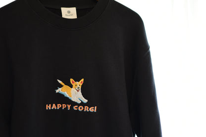 ハッピーコーギースウェットシャツ