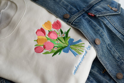 チューリップスウェットシャツ